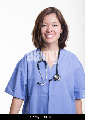 Junger Arzt / Krankenschwester / medical Student Stockfoto