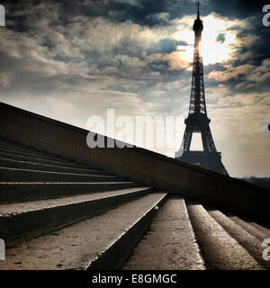 Frankreich, Paris, Eiffel Tower aus gesehen Stockfoto