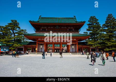 Park, Heian-Jingū Schrein, Kyoto, Japan Stockfoto