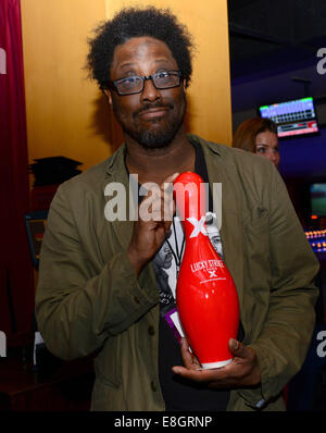 Opening Night Party für South Beach Comedy Festival 2014 statt an Lucky Strike Miami - innen mit: W. Kamau Bell wo: Miami Beach, Florida, USA bei: 3. April 2014 Stockfoto