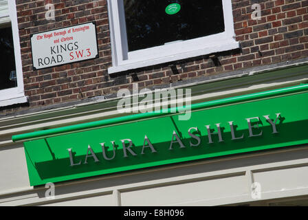 Laura Ashley Modegeschäft in Kings Road in London Stockfoto