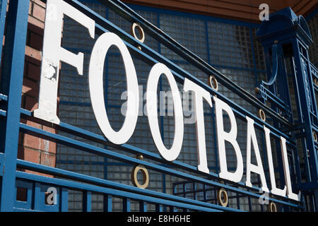 Rangers Football Club Ibrox Stadium, Glasgow, Schottland, Vereinigtes Königreich. Stockfoto