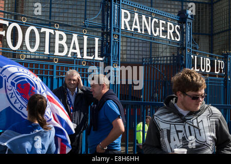 Rangers Football Club Ibrox Stadium, Glasgow, Schottland, Vereinigtes Königreich. Stockfoto