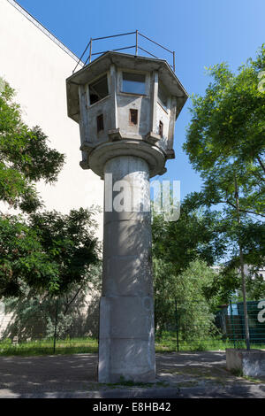 Deutschland, Berlin, Wachturm der ehemaligen DDR am Potsdamer Platz Stockfoto