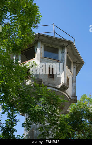 Deutschland, Berlin, Wachturm der ehemaligen DDR am Potsdamer Platz Stockfoto