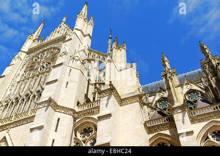 Unsere Dame der Kathedrale von Amiens (Notre-Dame Amiens Kathedrale) im Zentrum von Amiens, Picardie, Frankreich. Stockfoto