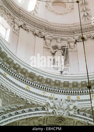 Innenansicht der St. Peter und St. Paul ChurchŠv. Apaštalų Petro Ir Povilo Bažnyčia, in Vilnius, Litauen Stockfoto