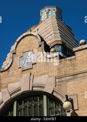 Eingang West 72nd Street U-Bahn Station, NYC, USA Stockfoto