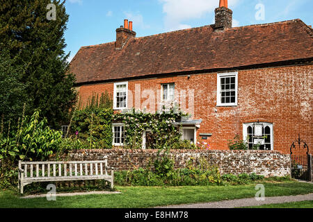 Austens Haus; ein Museum in Chawton, Hampshire, England, United Kingdom, Great Britain, Wohnhaus von Jane Austen Stockfoto