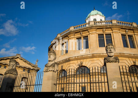 Das Sheldonian Theatre - entworfen von Christopher Wren erbaut 1664-1668, Oxford, Oxfordshire, England Stockfoto