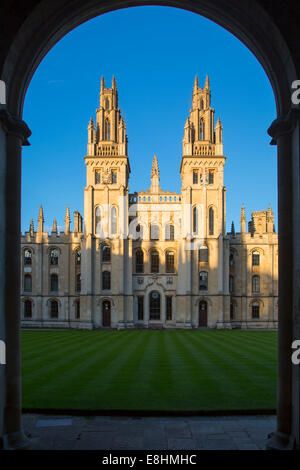 Am All Souls College - gegründet im Jahre 1438 von Heinrich VI., Oxford, Oxfordshire, England Stockfoto