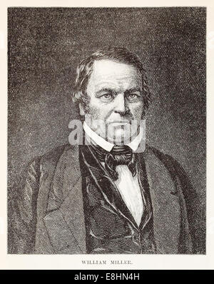 William Miller (1782-1849) amerikanischen Baptisten-Prediger, Gründer des Millerism im Jahre 1832. Siehe Beschreibung für mehr Informationen. Stockfoto