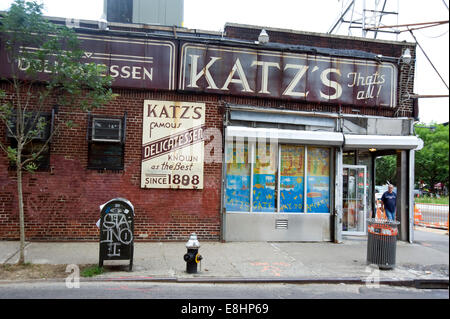 Katzs Delicatessen in New York City Stockfoto