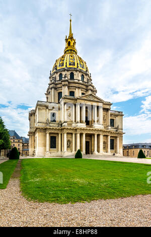 Hotel national des Invalides ist ein Komplex von Gebäuden mit Museen und Denkmäler, sowie ein Krankenhaus und eine Rente Stockfoto