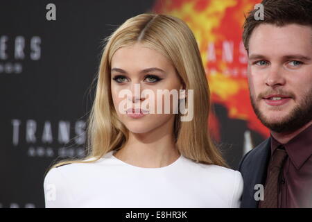 Nicola Peltz, Jack Reynor bei Premiere von "Transformers: Age of Extinction" 29. Juni 2014 in Berlin, Deutschland Stockfoto