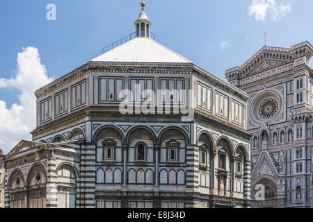 Kathedrale von Florenz, Basilica di Santa Maria del Fiore (Basilika der Heiligen Maria von der Blume), Florenz, Toskana, Italien Stockfoto