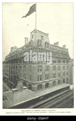 (King1893NYC) pg137 DELAWARE & HUDSON CANAL COMPANY Stockfoto