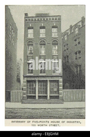 (King1893NYC) pg493 Krankenstation des fünf-Punkte-Haus der Industrie, 155 WORTH STREET Stockfoto