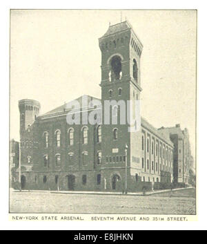 (King1893NYC) pg544 NEW YORK STATE ARSENAL. SEVENTH AVENUE UND 35TH STREET Stockfoto