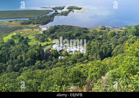 Dh DERWENT WATER LAKE DISTRICT Lodore Falls Hotel Komplex uk Stockfoto