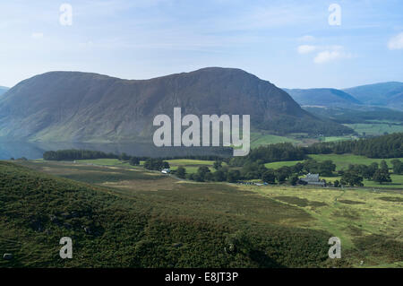 dh Crummock BRACKENTHWAITE LAKE DISTRICT Seen Blick vom Whiteside Stockfoto