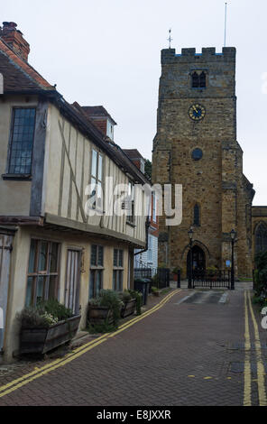 St Peter & St. Paul Church in Tonbridge, Kent Stockfoto