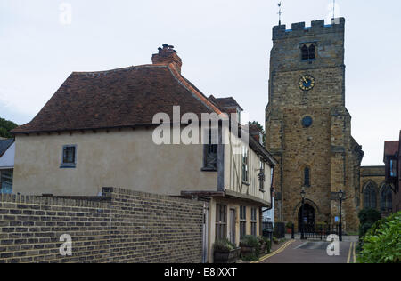 St Peter & St. Paul Church in Tonbridge, Kent Stockfoto