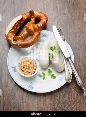 Herzhafte Wurst Stockfoto