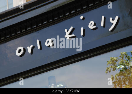 Orla Kiely Modegeschäft in Kings Road in London Stockfoto