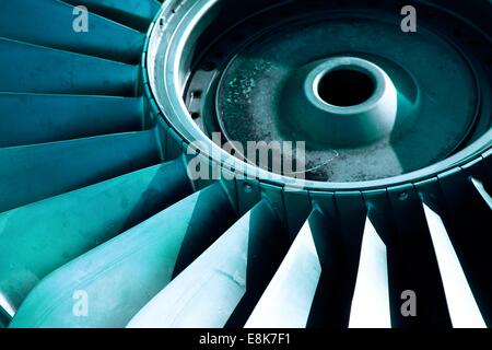Jet-Engine Teil Stockfoto
