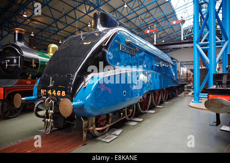 Stockente auf dem Display in der großen Halle National Railway Museum in York Yorkshire UK Stockfoto