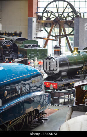 Stockente auf dem Display in der großen Halle National Railway Museum in York Yorkshire UK Stockfoto