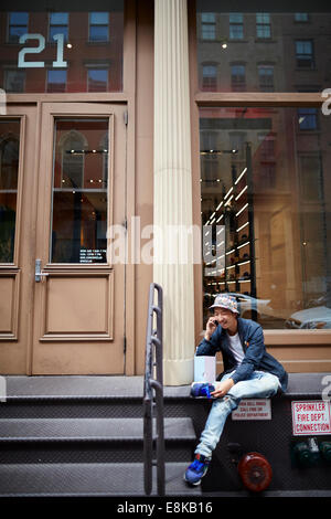 New York City, New York, Manhattan, Shoppen in Chinatown, Stockfoto