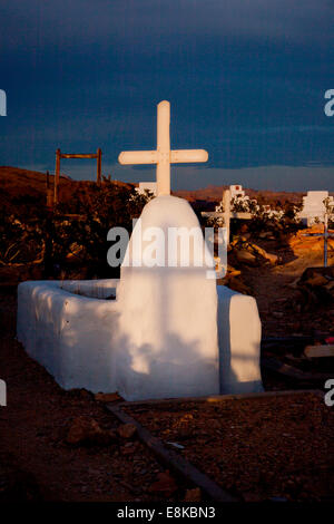 Terlingua, Texas Friedhof. Stockfoto