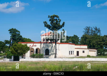 Casablanca Havanna Kuba - die Post revolution Haus, wo Ernesto Che Guevara lebte während der Beratung über die Zukunft des Landes. Stockfoto
