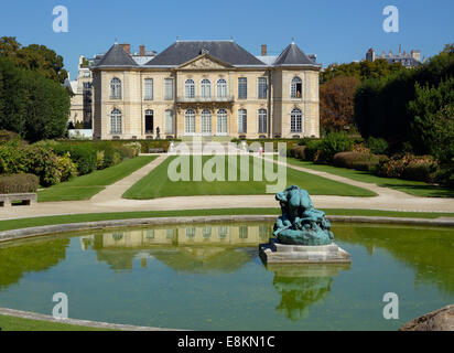 Park und Museum, Musée Rodin, Paris, Ile de France, Frankreich Stockfoto