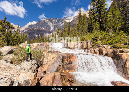 Riesenschritt, Paradise Valley, Banff Nationalpark, Kanada Stockfoto
