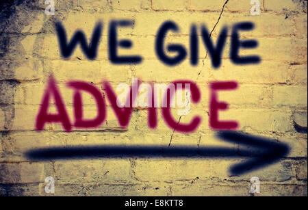 Konzept, handschriftlich mit Kreide - Farbbild Stockfoto