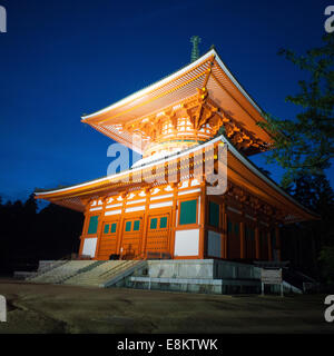 Danjo Garan, Berg Koya, Koyasan, Japan. Stockfoto