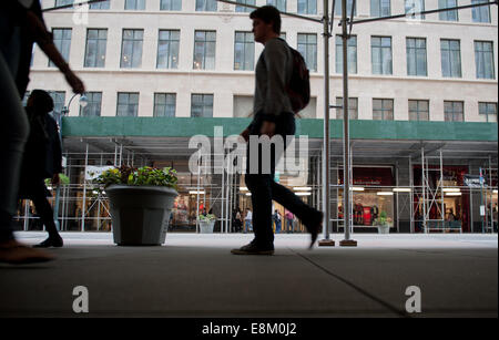 Manhattan, New York, USA. 9. Oktober 2014. 7 West 34th Street, die Website, wo Amazon plant eine physische, speichern, Donnerstag, 9. Oktober 2014. © Bryan Smith/ZUMA Draht/Alamy Live-Nachrichten Stockfoto