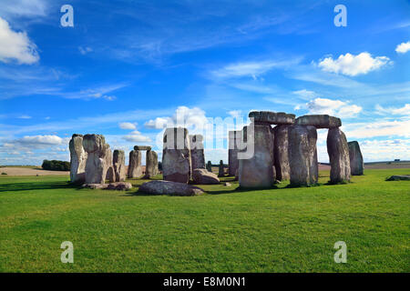 Stonehenge prähistorische Monument in Wiltshire, England. Stockfoto