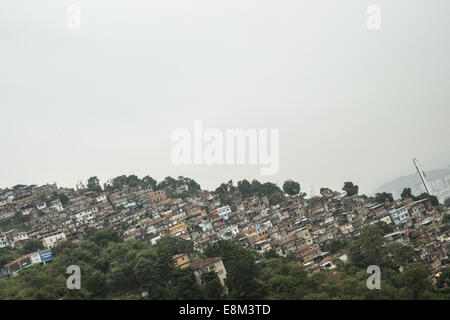 Favela Santa Teresa in Rio De Janeiro Brasilien Stockfoto