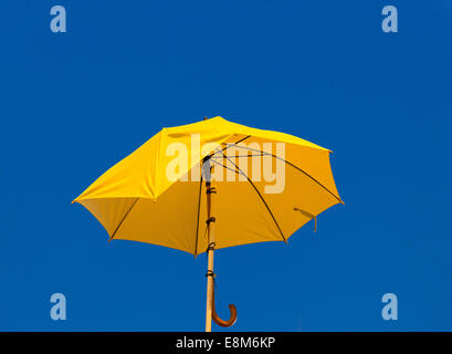 10. Oktober 2014 Hong Kong Yellow Umbrella Stockfoto