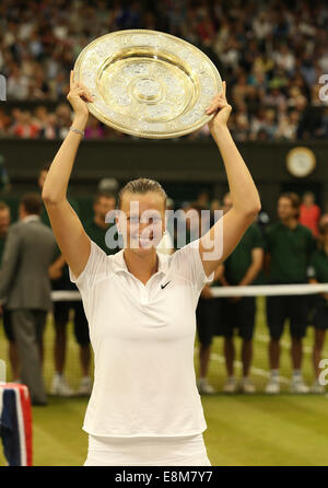 Petra Kvitova (CZE), 2014 Wimbledon Championships, London, England-Weltmeister. Stockfoto