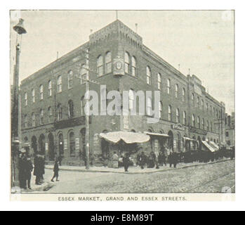 (King1893NYC) pg815 ESSEX Markt, GRAND und ESSEX Street Stockfoto