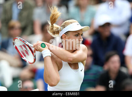 Sabine Lisicki (GER), Wimbledon Championships 2014, Grand Slam Tennisturnier, London, England, Stockfoto