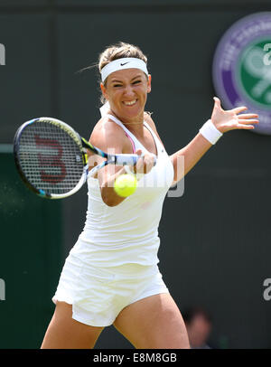 Victoria Azarenka (BLR), Wimbledon Championships 2014, London, England. Stockfoto