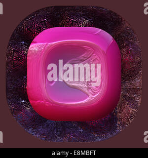 Wunderbar abstrakt dargestellt Glas Objekt Stockfoto