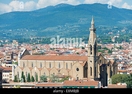 Bild des Klosters Santa Maria Novella in Florenz, Italien Stockfoto