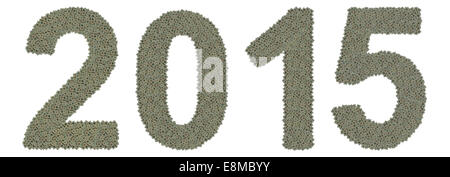 2015 der alten Nummer und schmutzig Mikroprozessoren Stockfoto